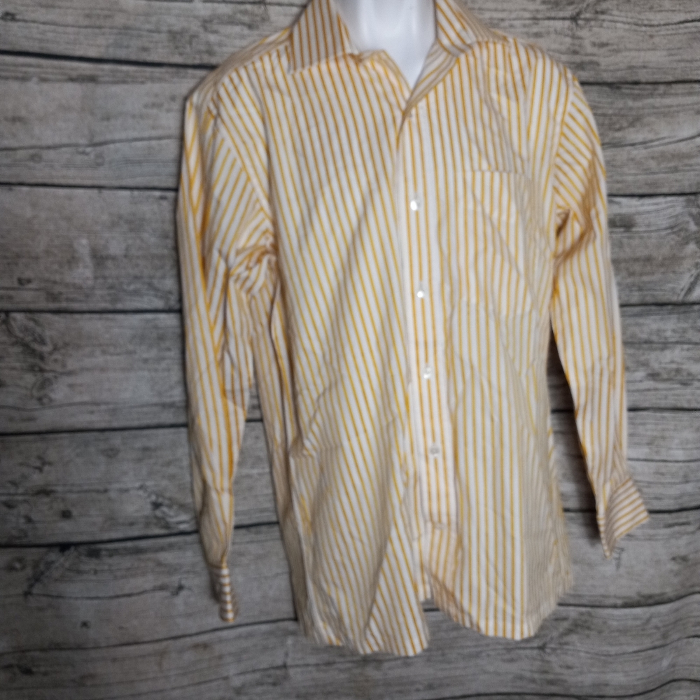 Zodiac Finest Quality Shirtmakers Button Down Long Sleeve Shirt Missing size b
